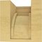 Ekena Millwork 8"W x 8"D x 8"H Wide Rockford Rough Cedar Woodgrain TimberThane Corbel, Primed Tan CORUR08X08X08ROCRCPR - alternate 2